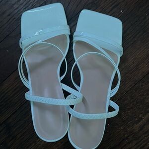 brand new while heals from shein size 8 never worn